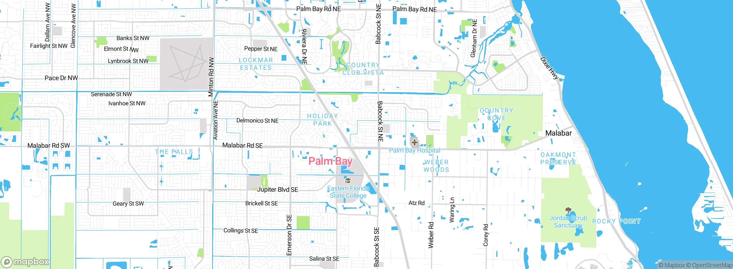 Map showing approximate location