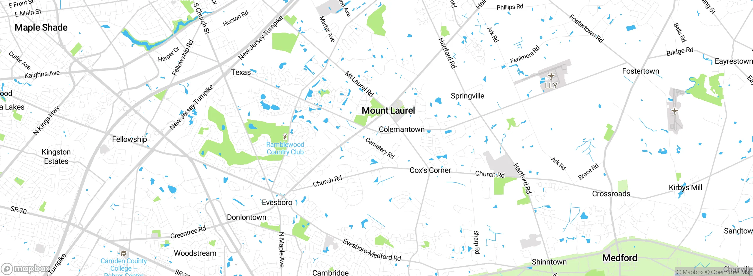 Map showing approximate location