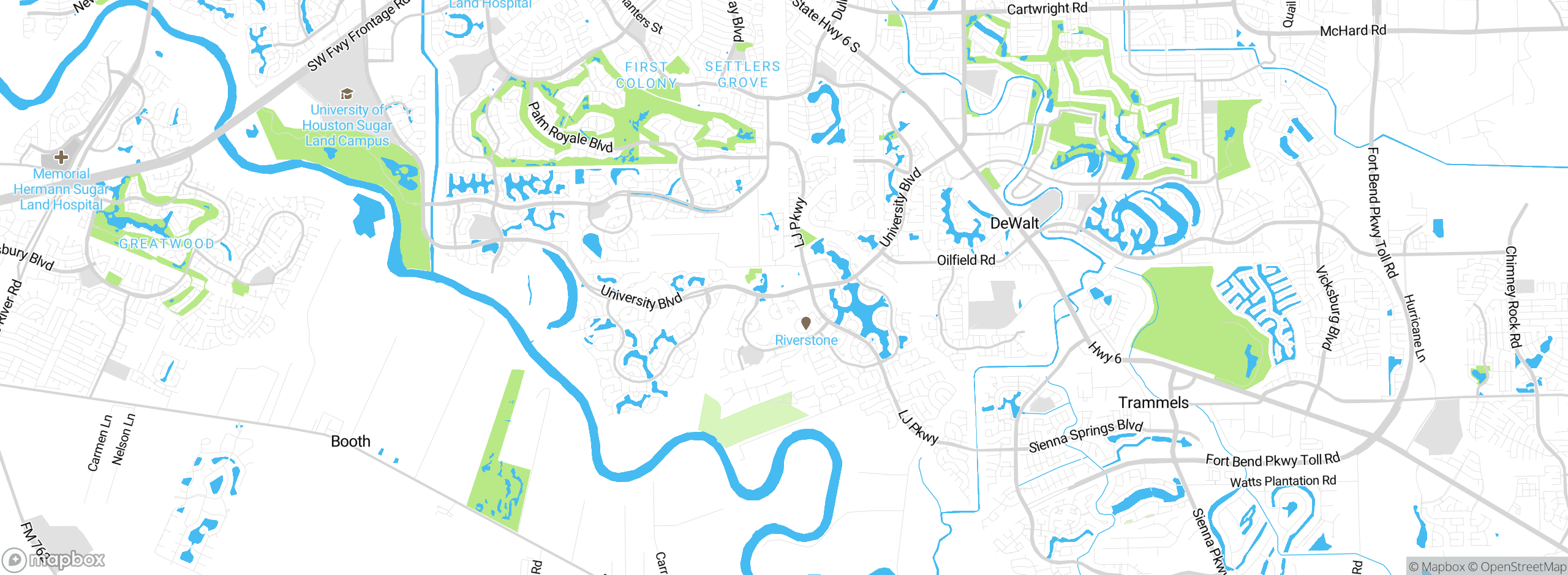 Map showing approximate location