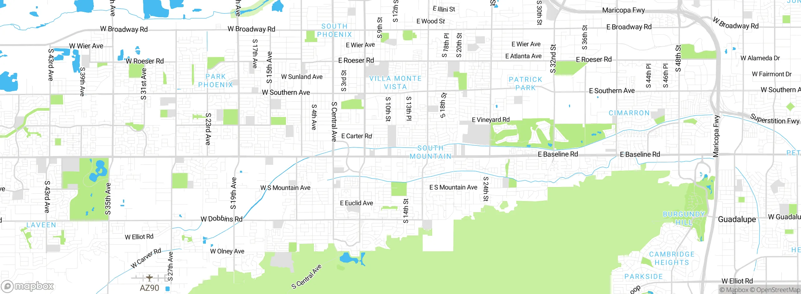 Map showing approximate location