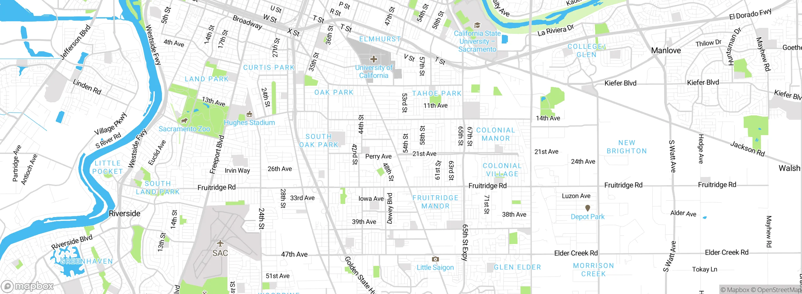 Map showing approximate location