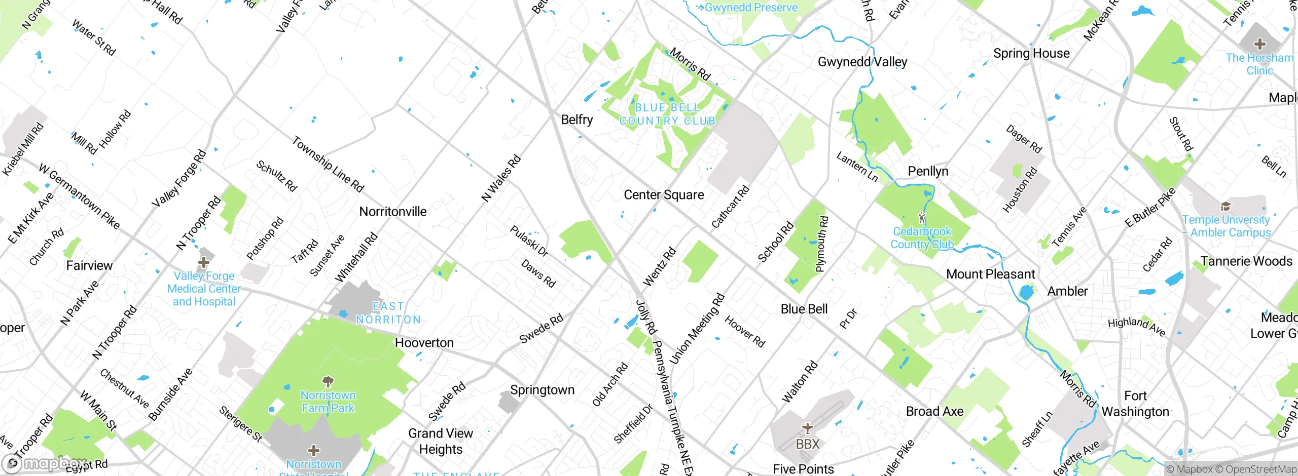 Map showing approximate location