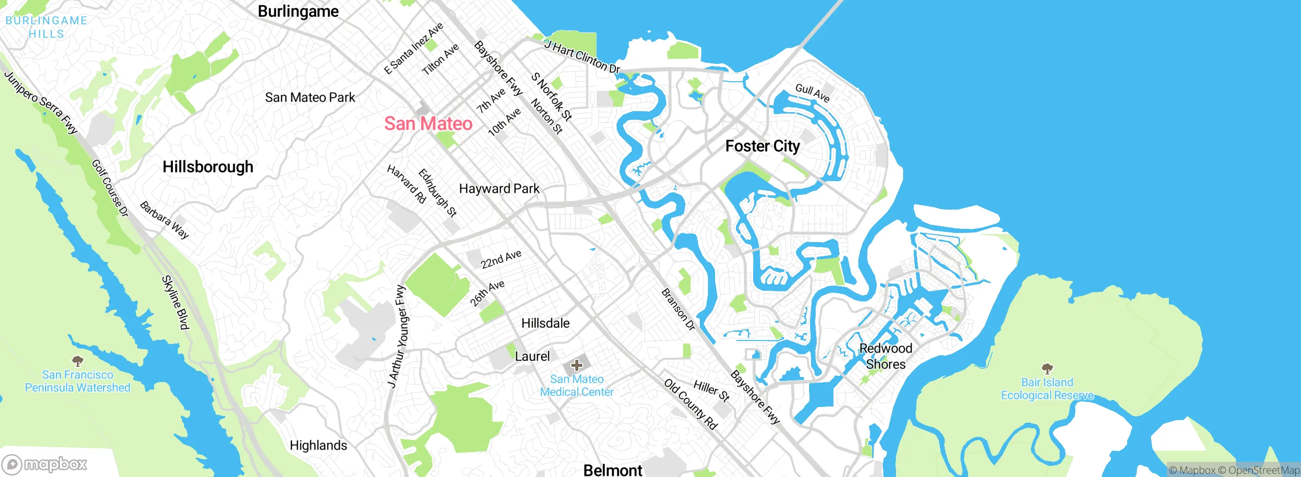 Map showing approximate location