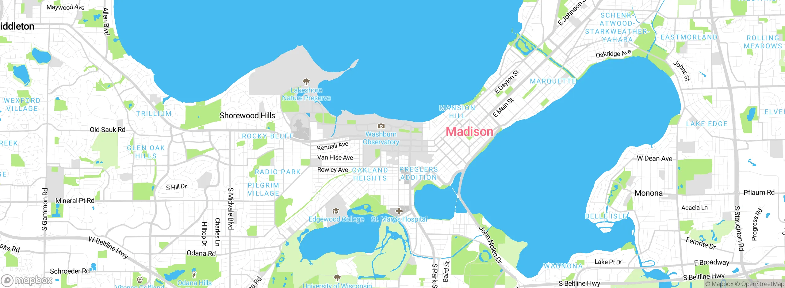 Map showing approximate location