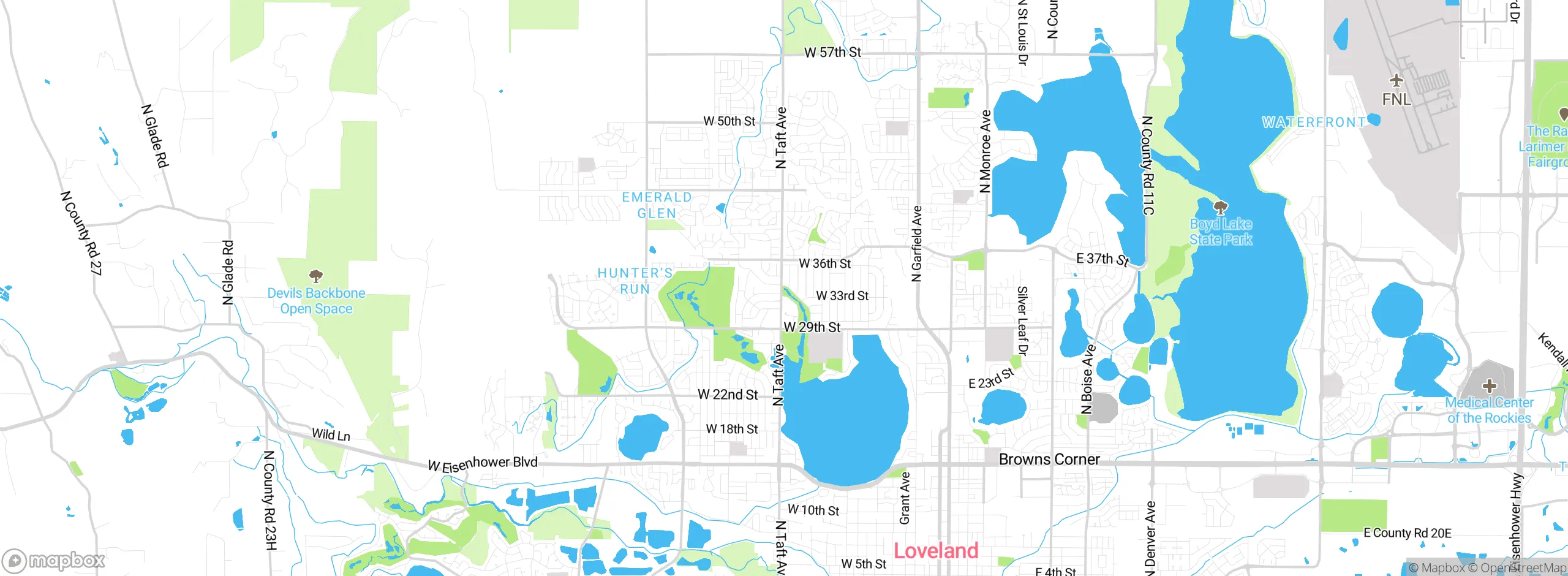 Map showing approximate location