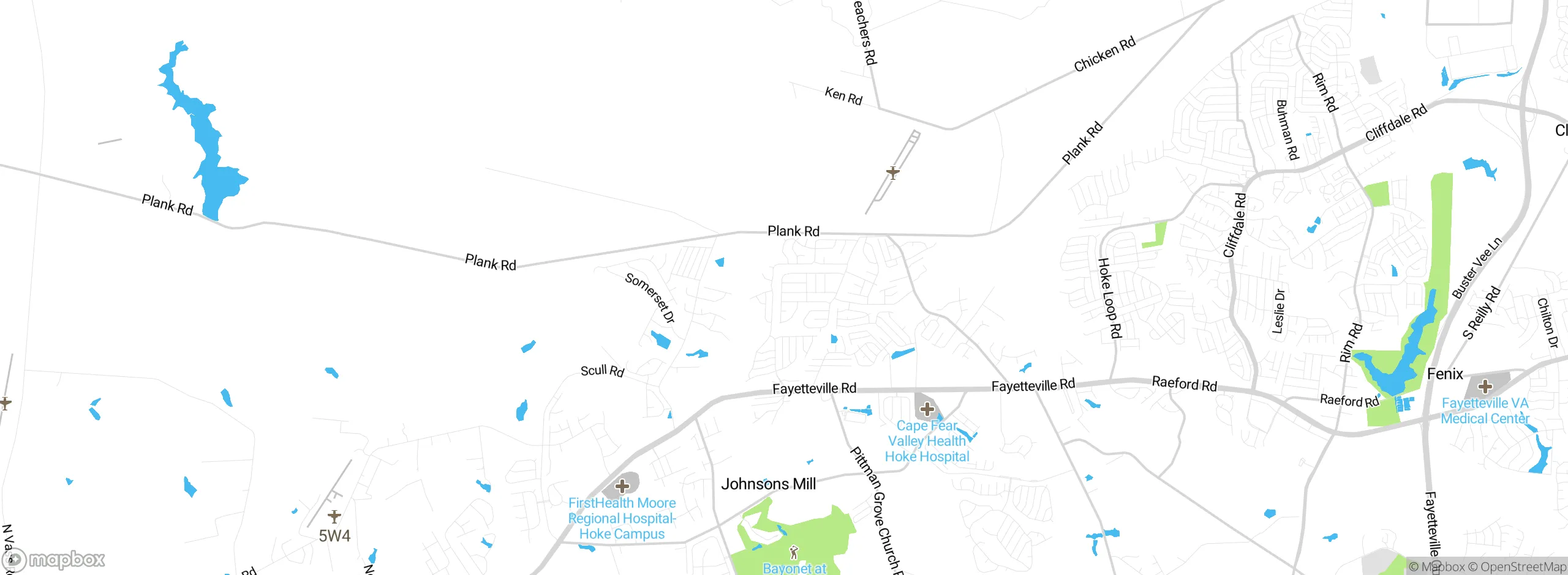 Map showing approximate location