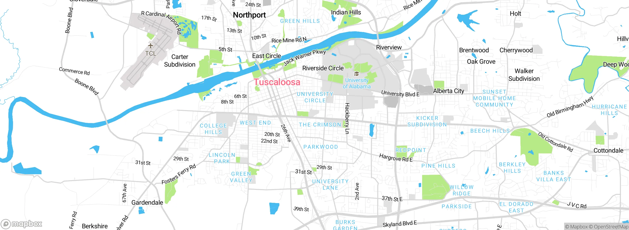 Map showing approximate location