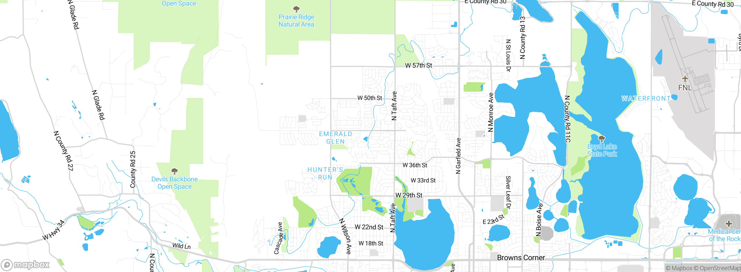 Map showing approximate location
