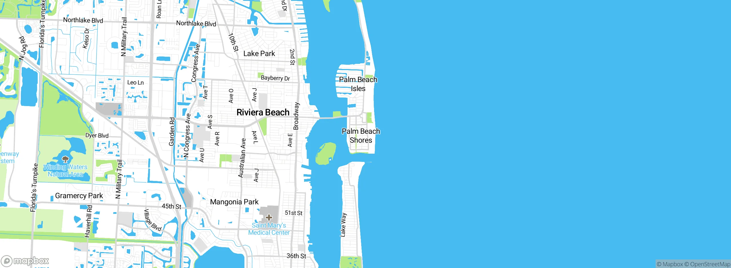 Map showing approximate location