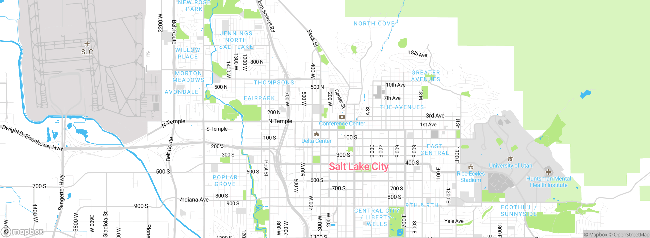 Map showing approximate location