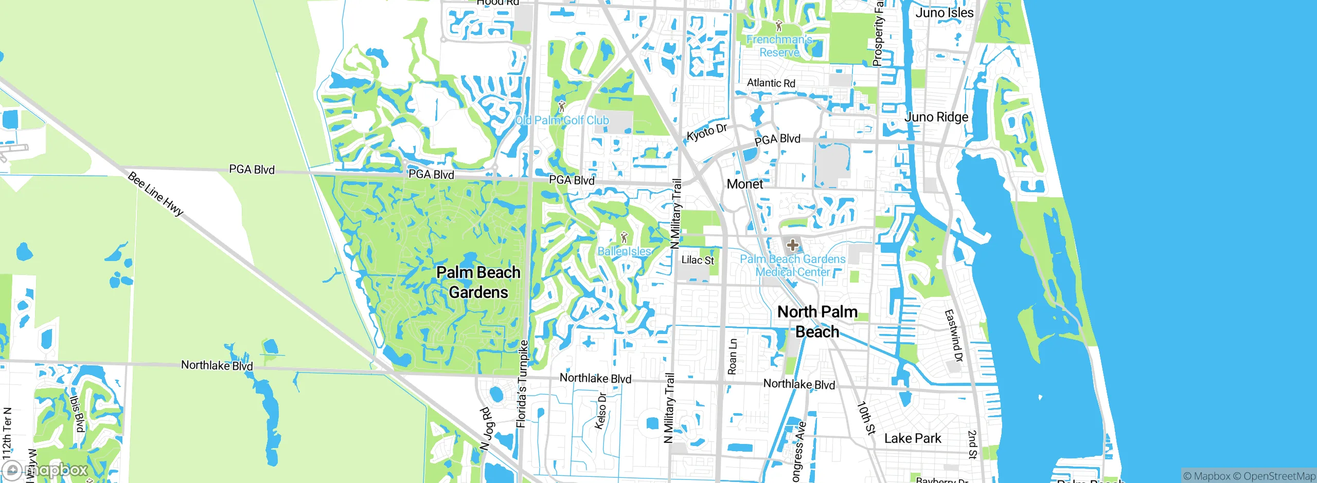 Map showing approximate location