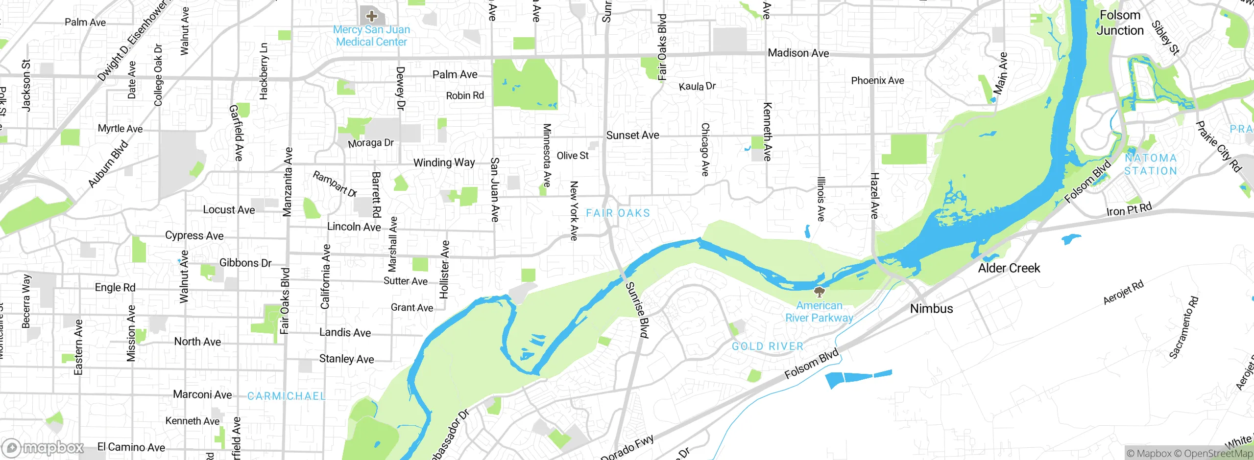Map showing approximate location