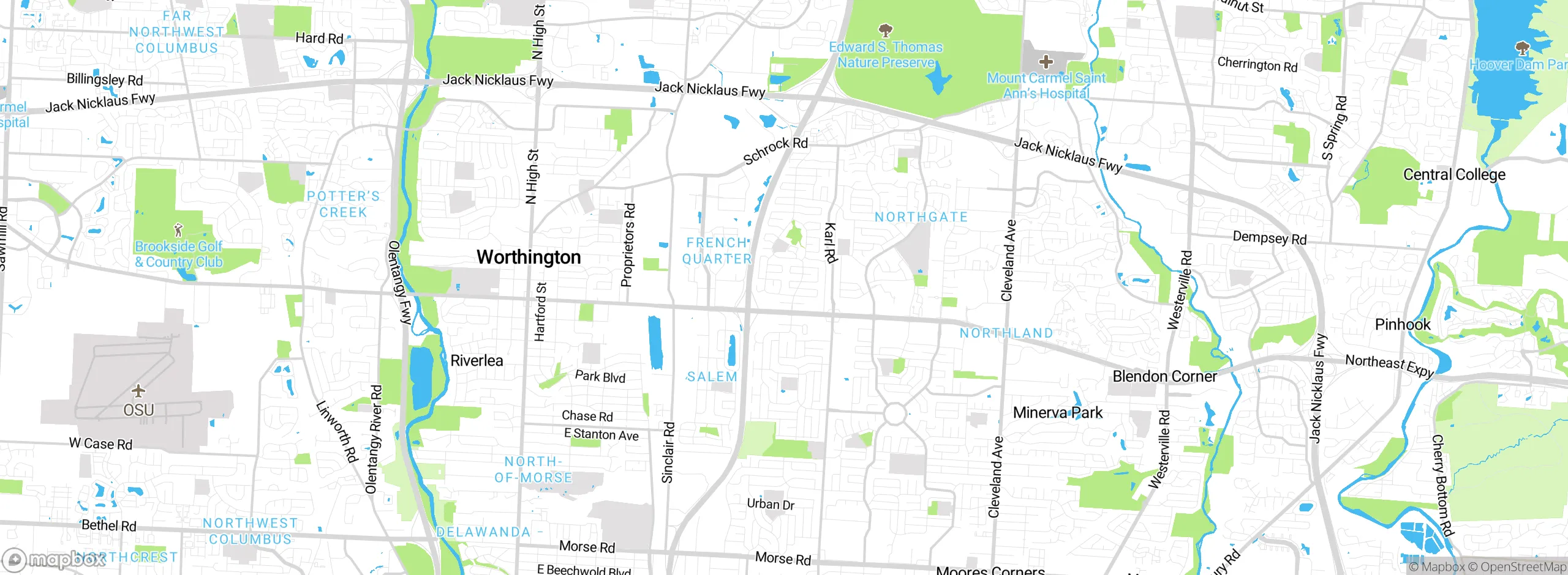 Map showing approximate location