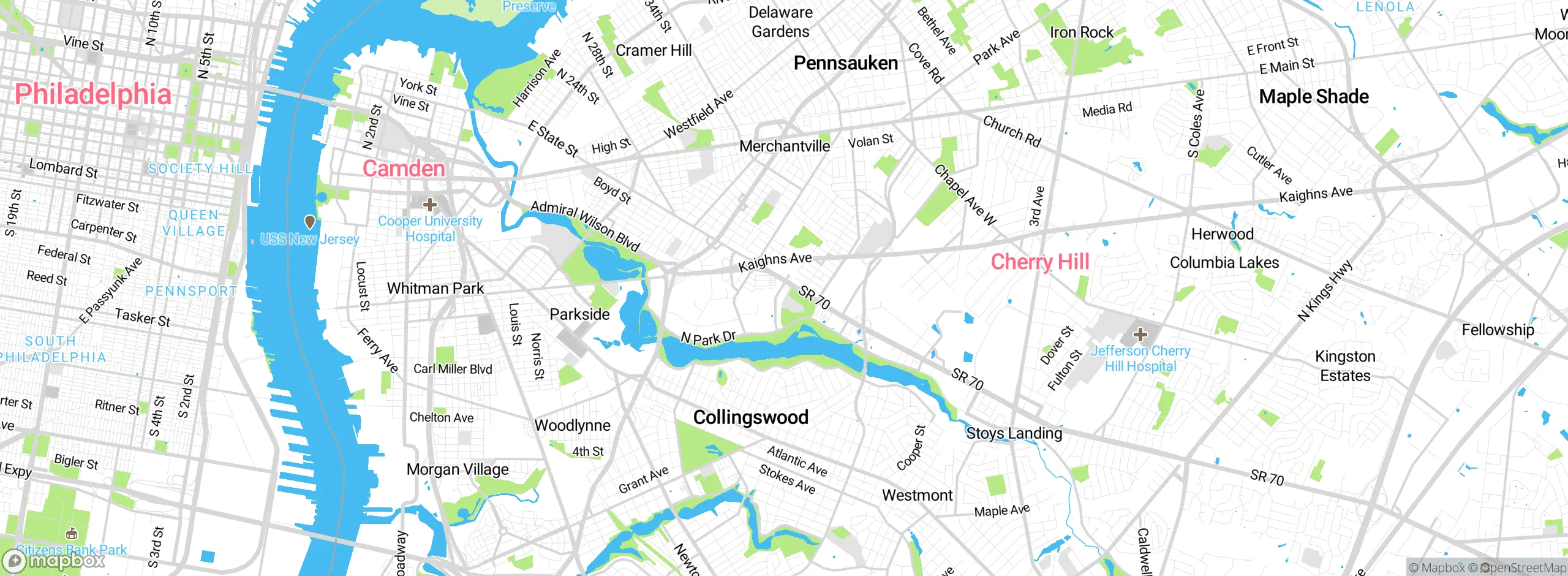 Map showing approximate location