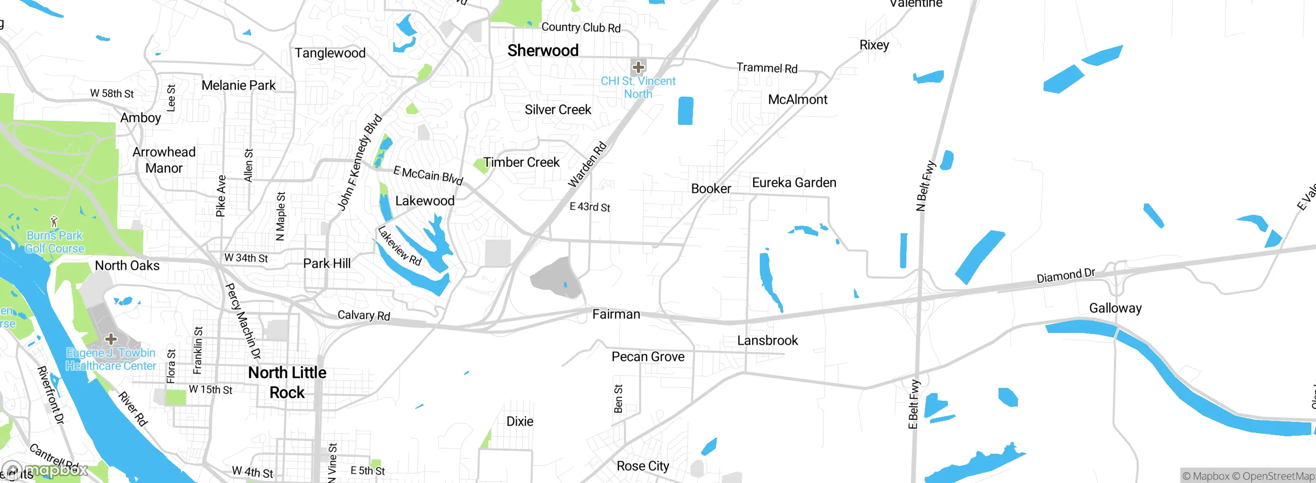 Map showing approximate location