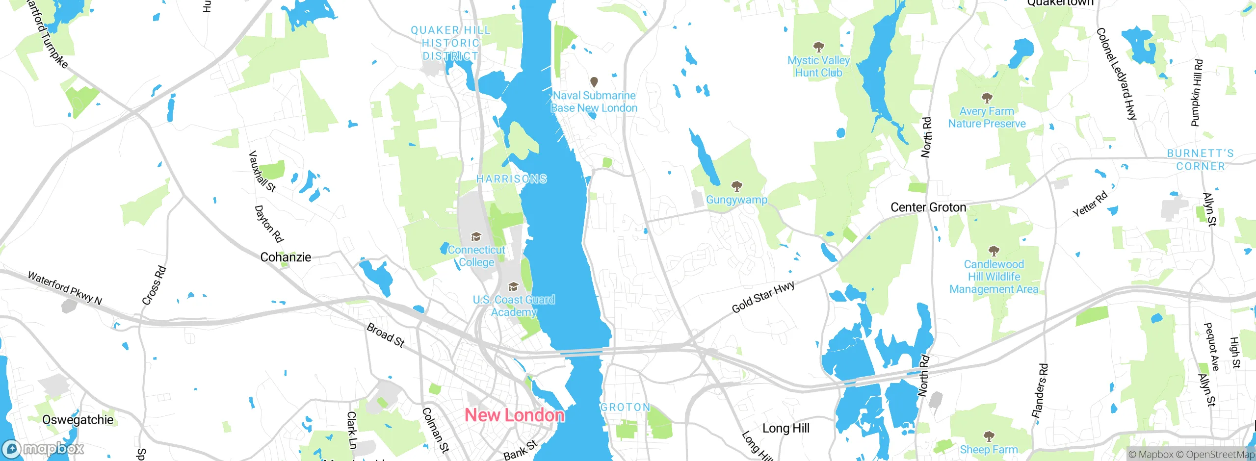 Map showing approximate location