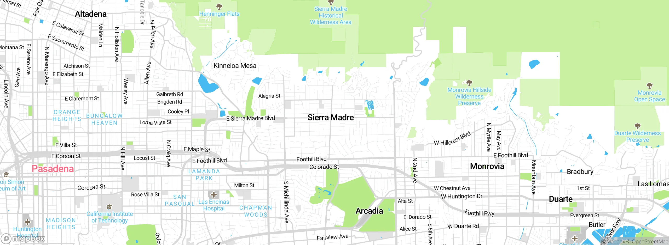 Map showing approximate location