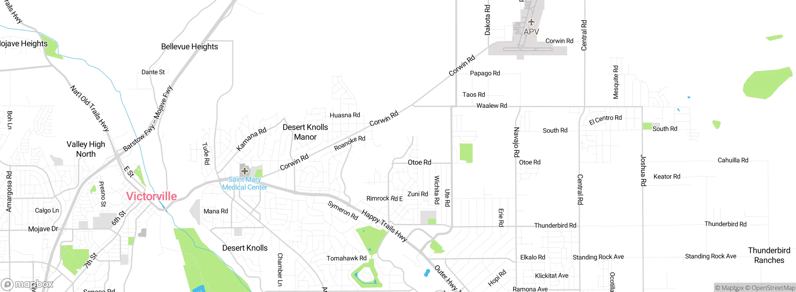 Map showing approximate location
