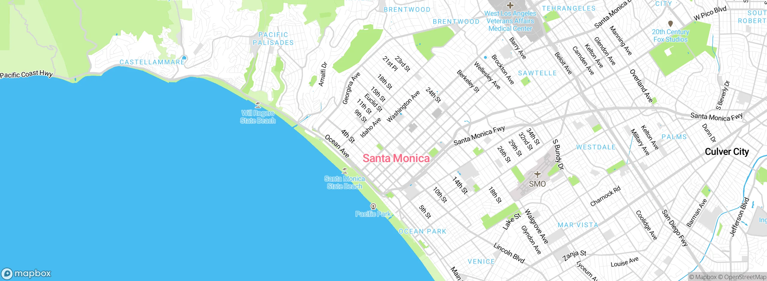 Map showing approximate location