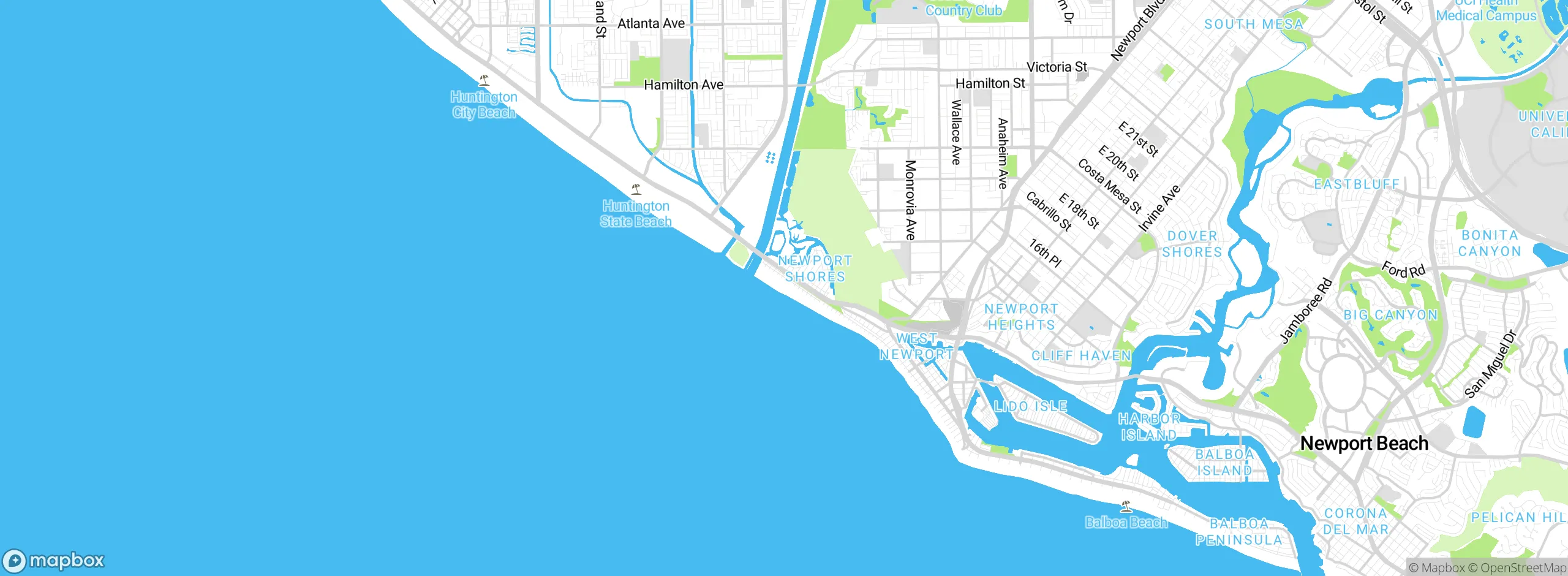 Map showing approximate location