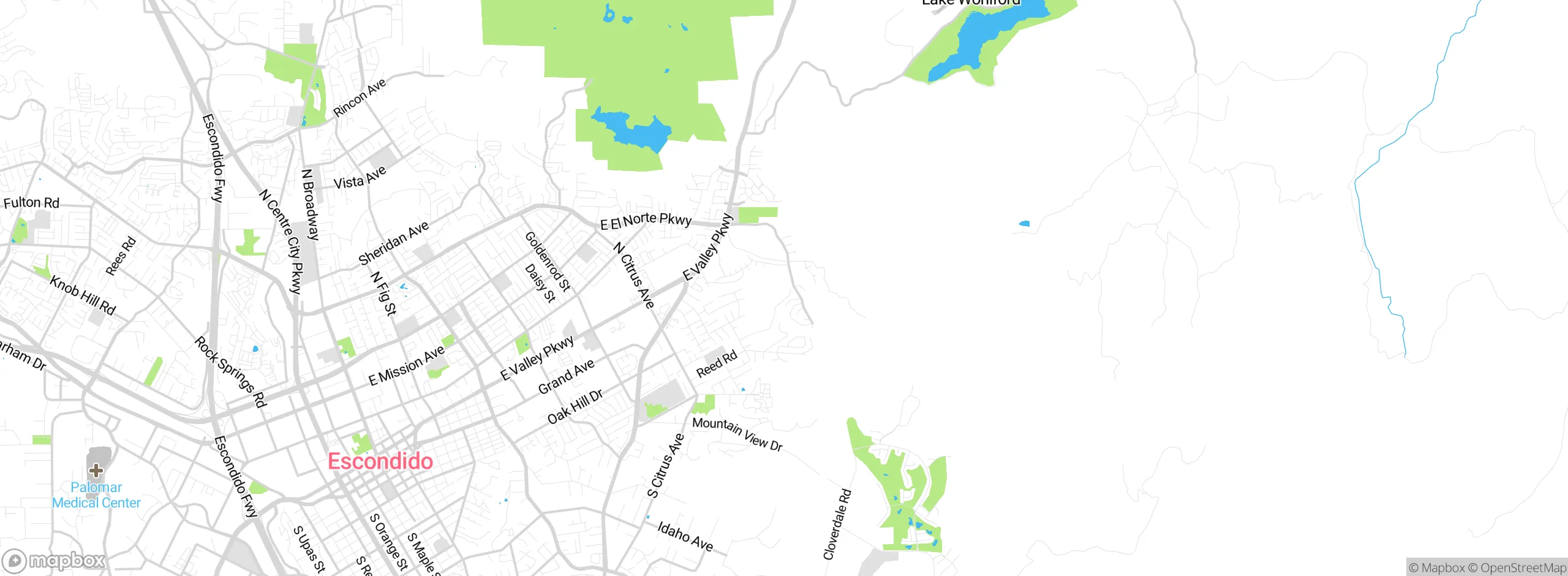 Map showing approximate location