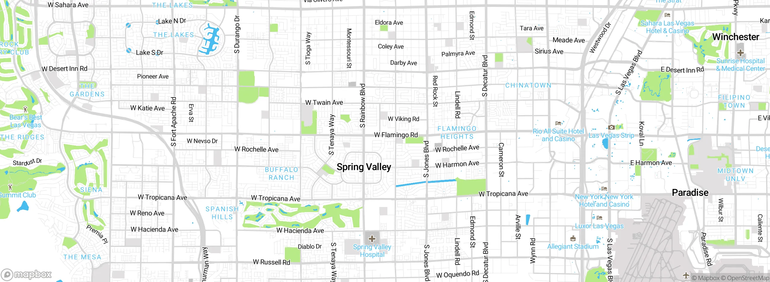 Map showing approximate location