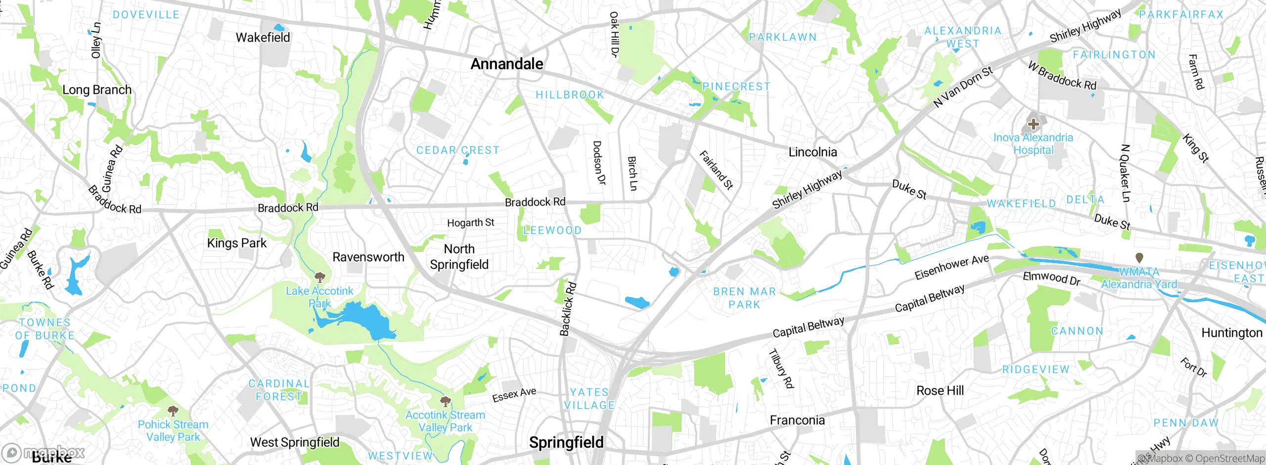 Map showing approximate location