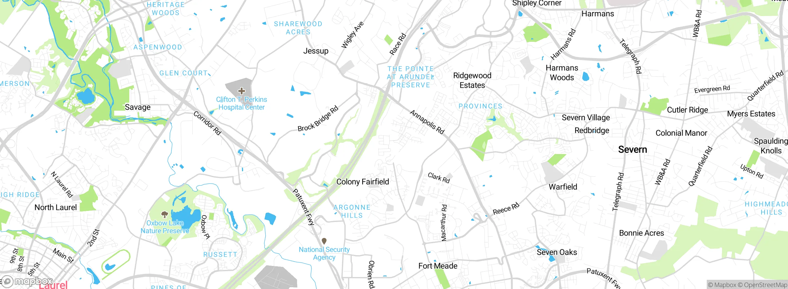 Map showing approximate location