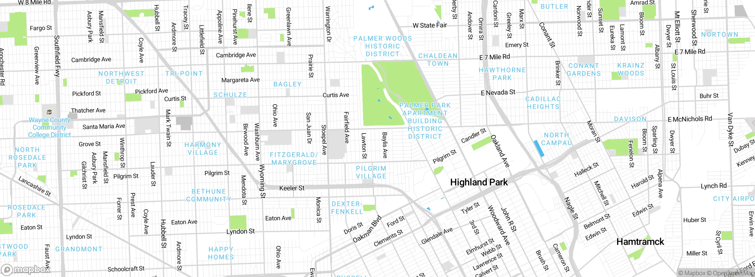 Map showing approximate location