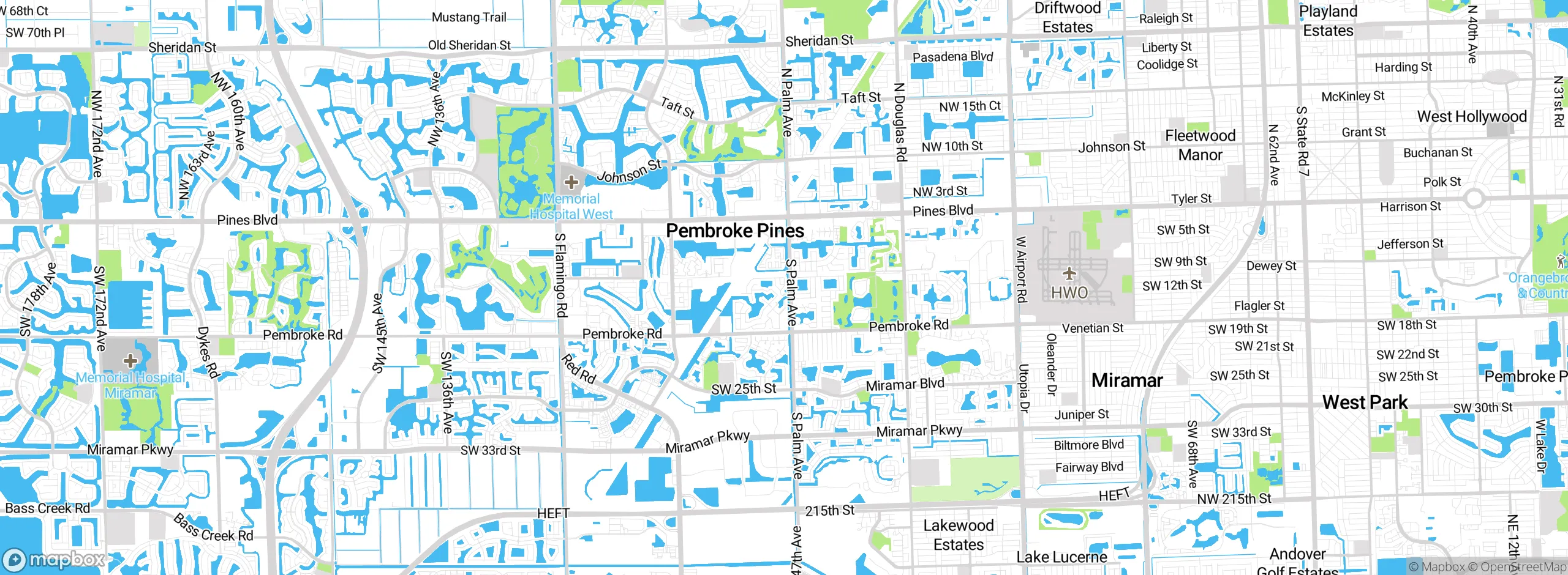 Map showing approximate location