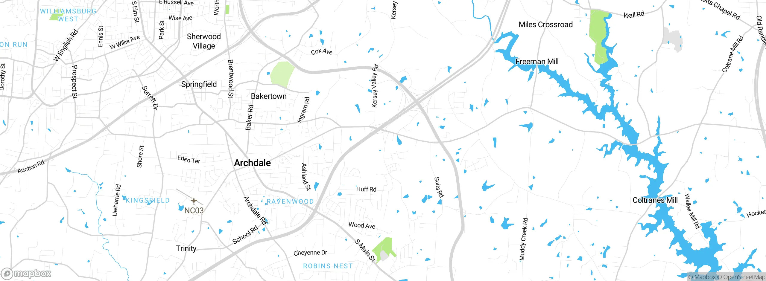 Map showing approximate location