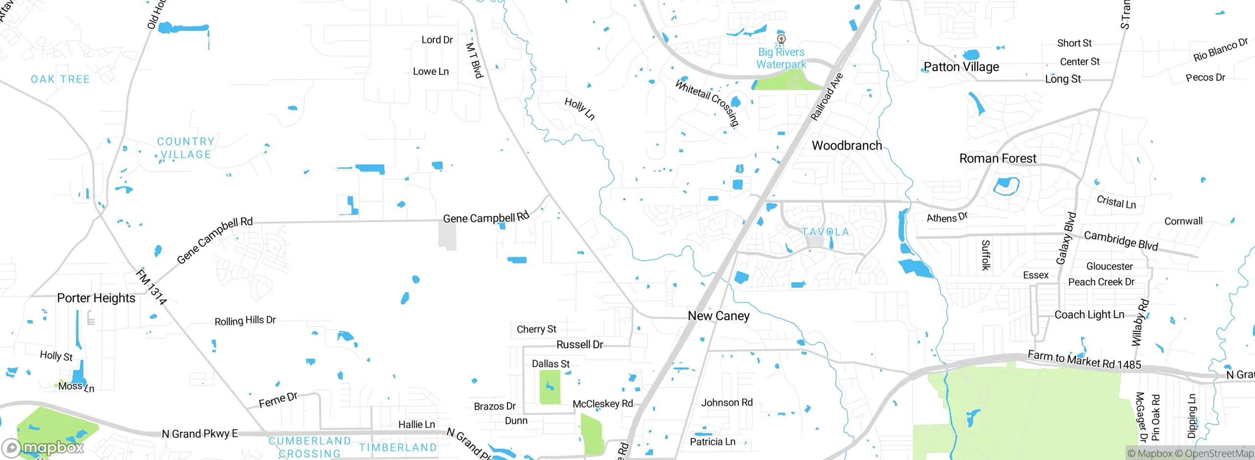 Map showing approximate location