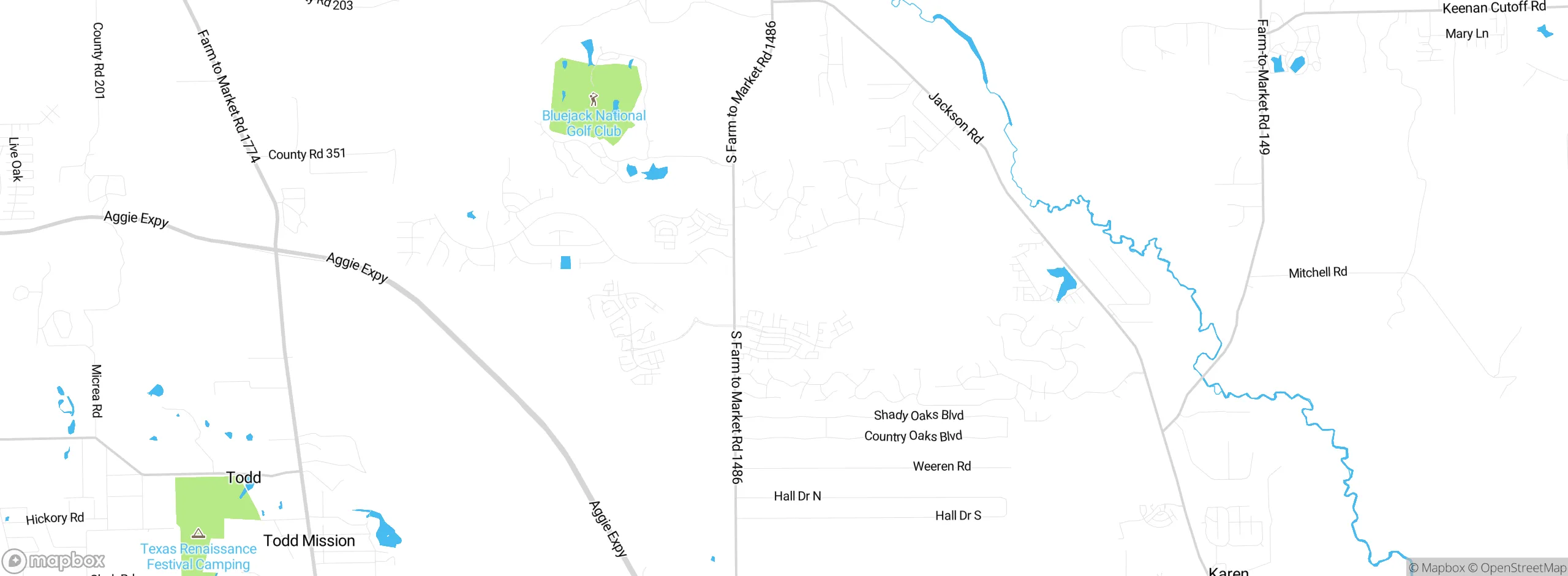 Map showing approximate location