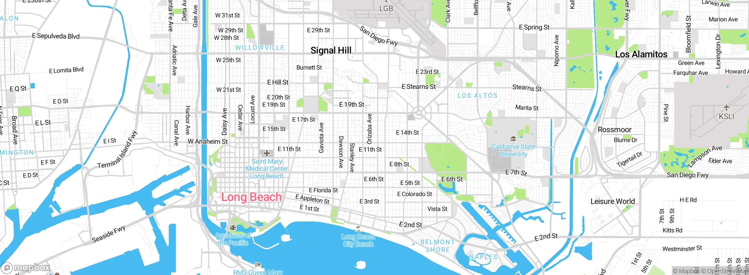 Map showing approximate location