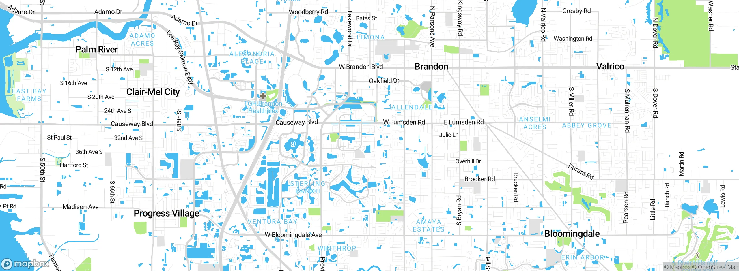 Map showing approximate location
