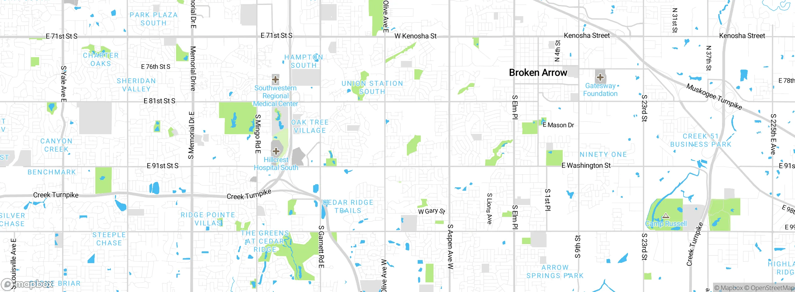Map showing approximate location