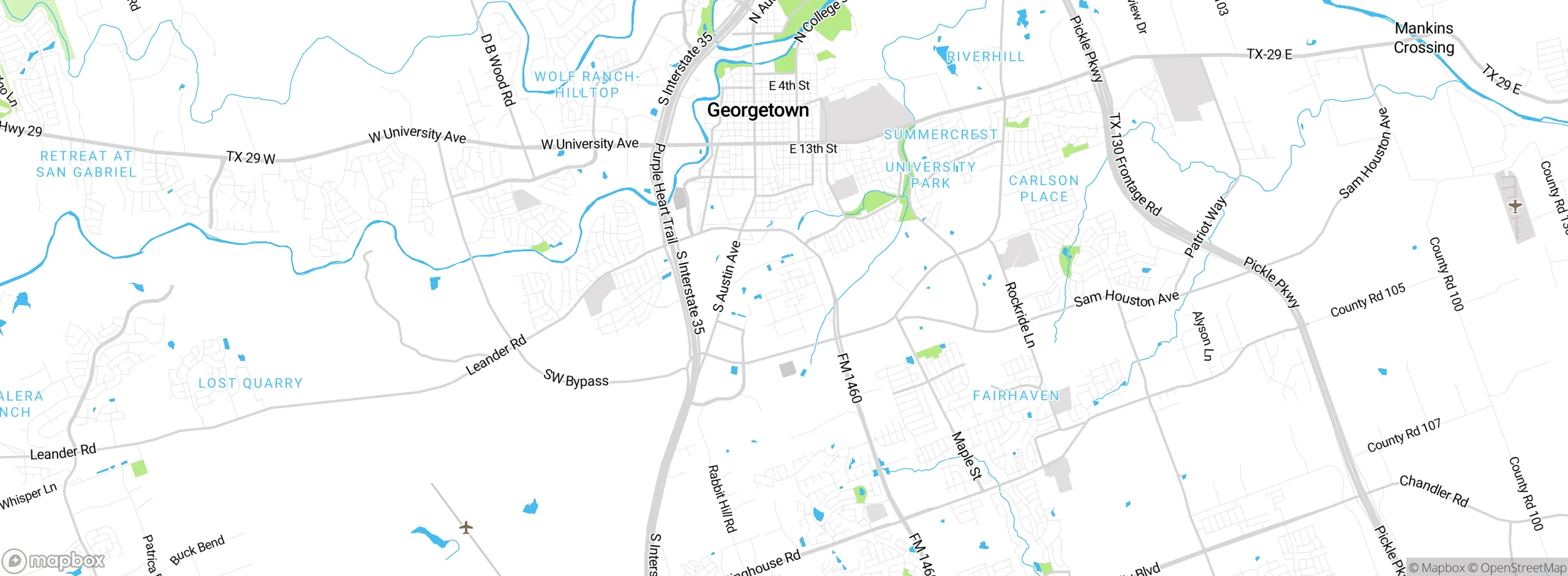 Map showing approximate location