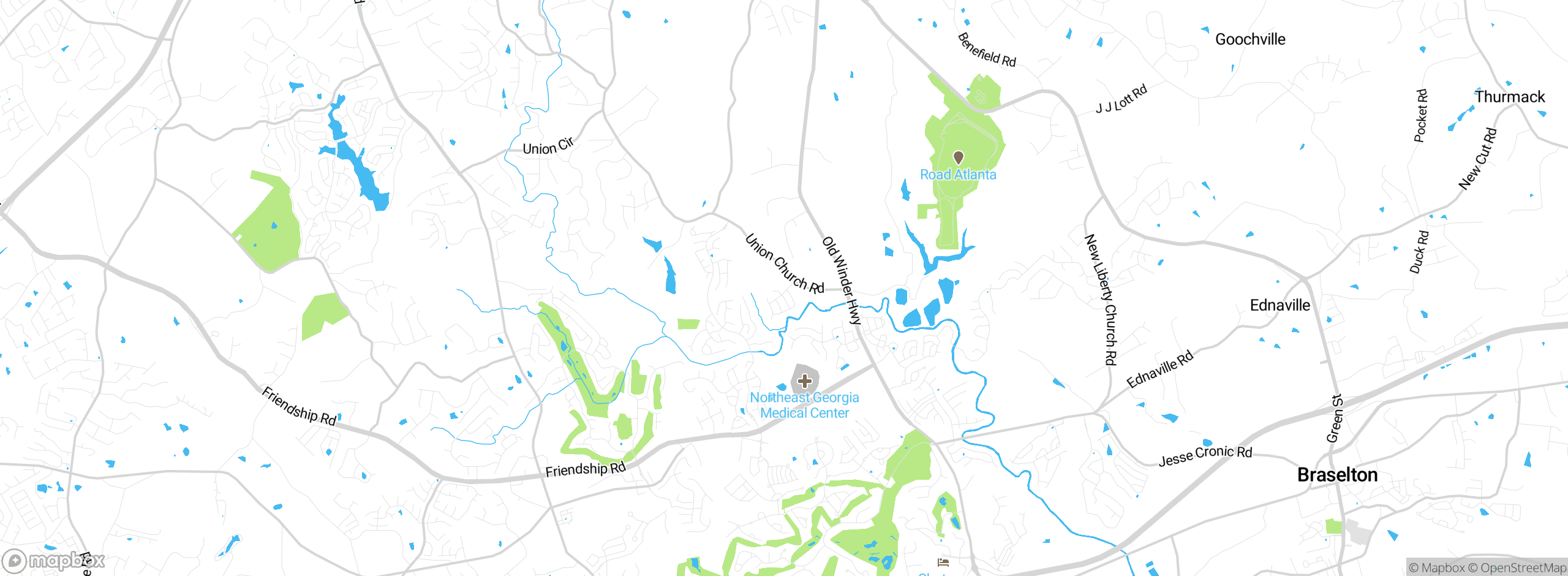 Map showing approximate location