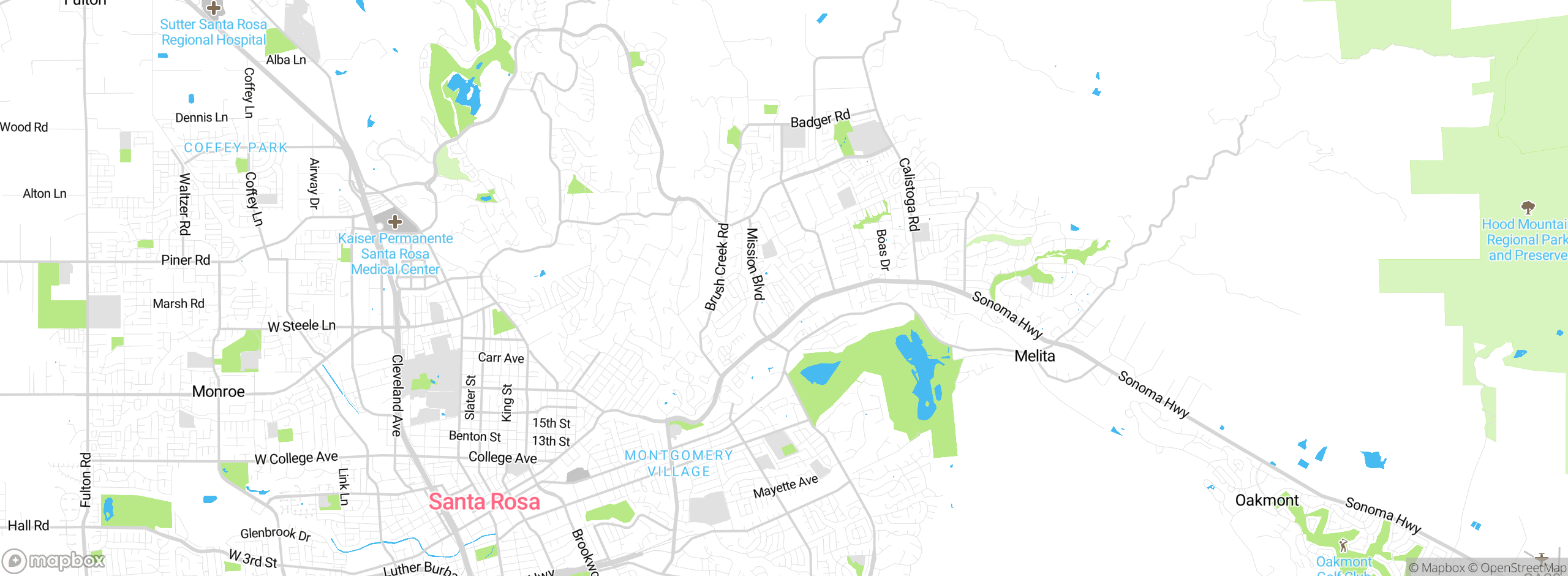 Map showing approximate location
