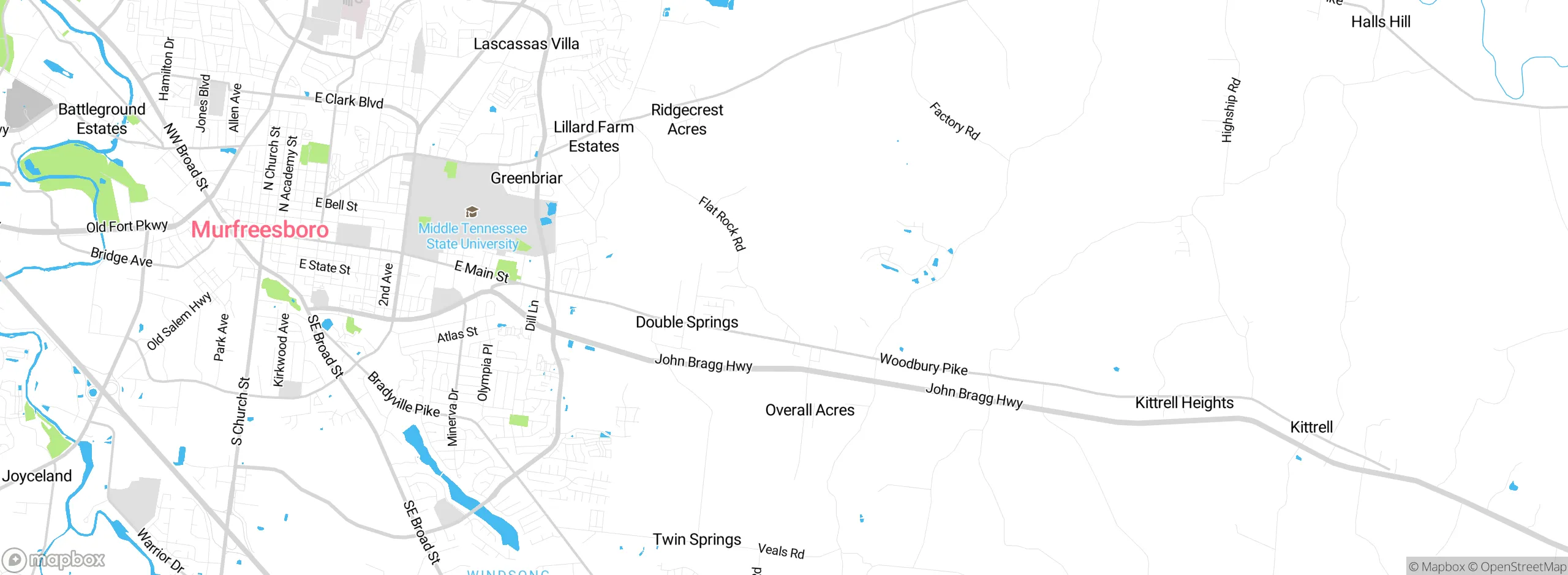 Map showing approximate location