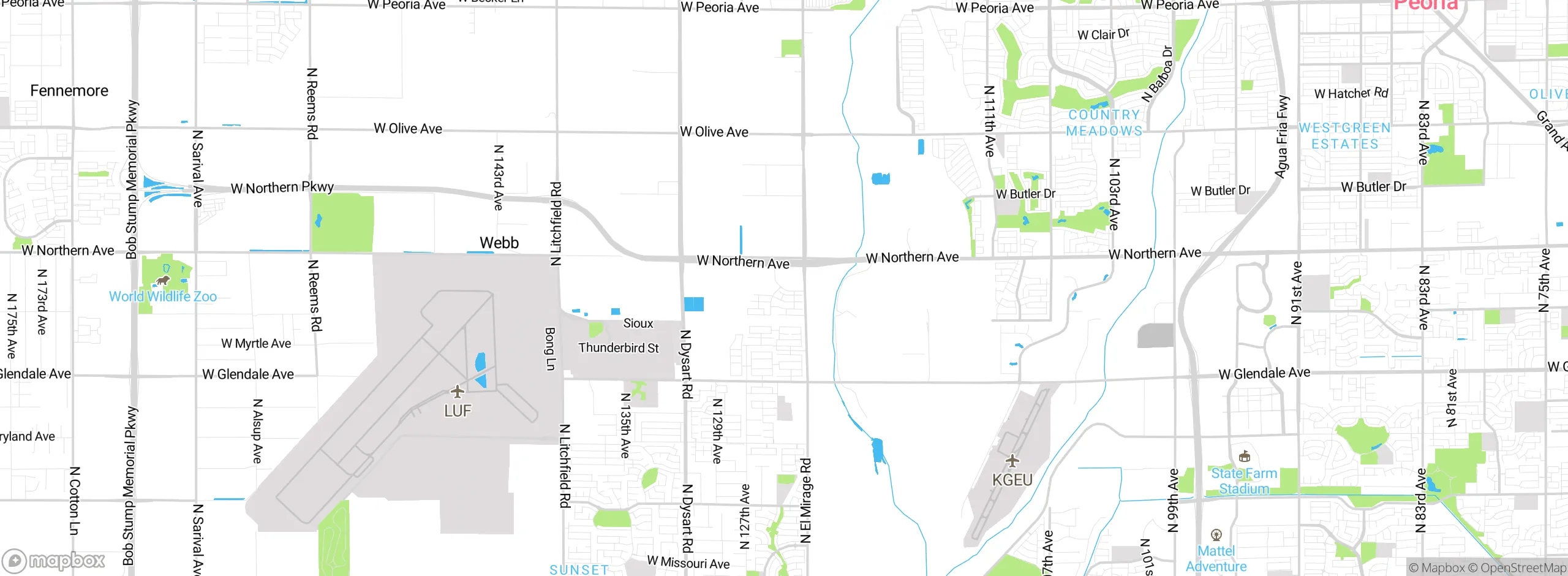Map showing approximate location