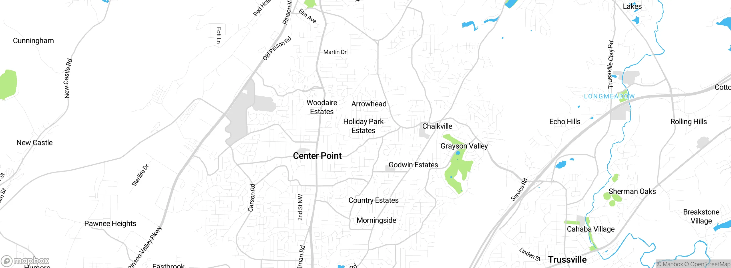 Map showing approximate location