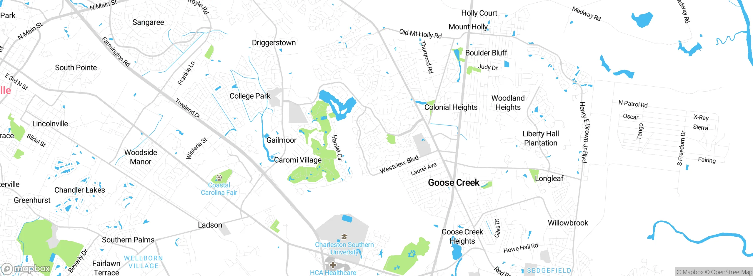 Map showing approximate location