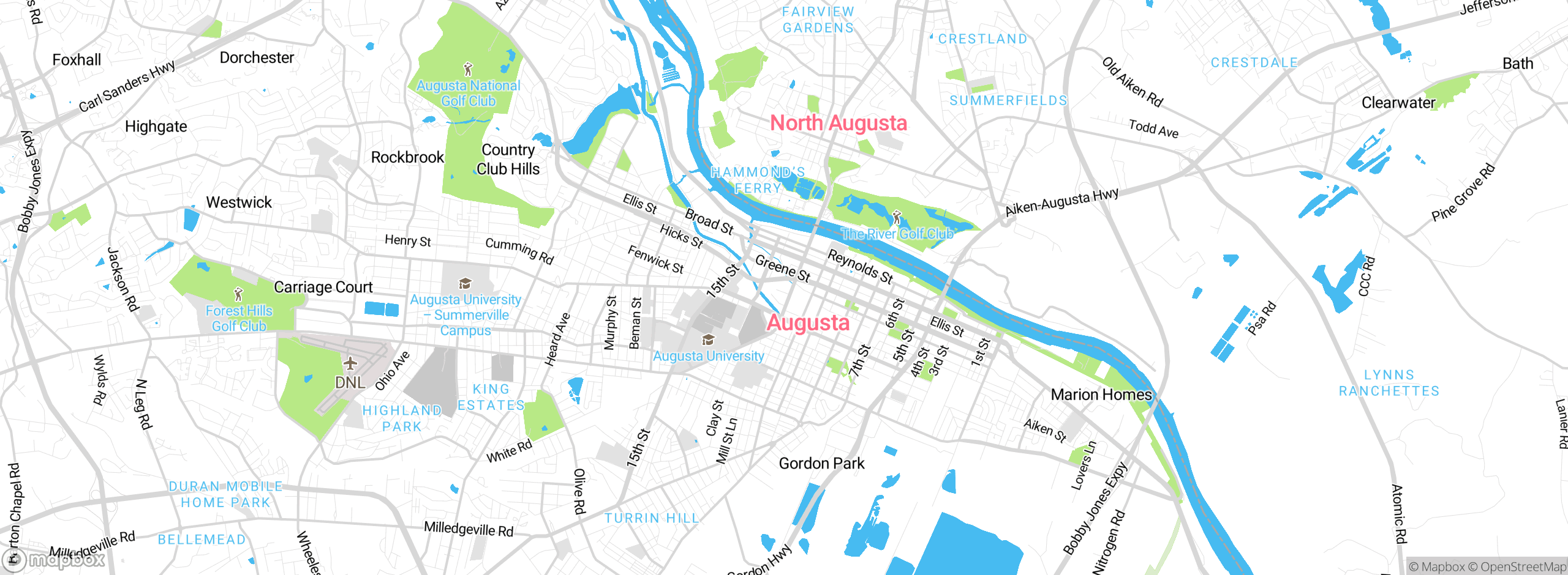 Map showing approximate location
