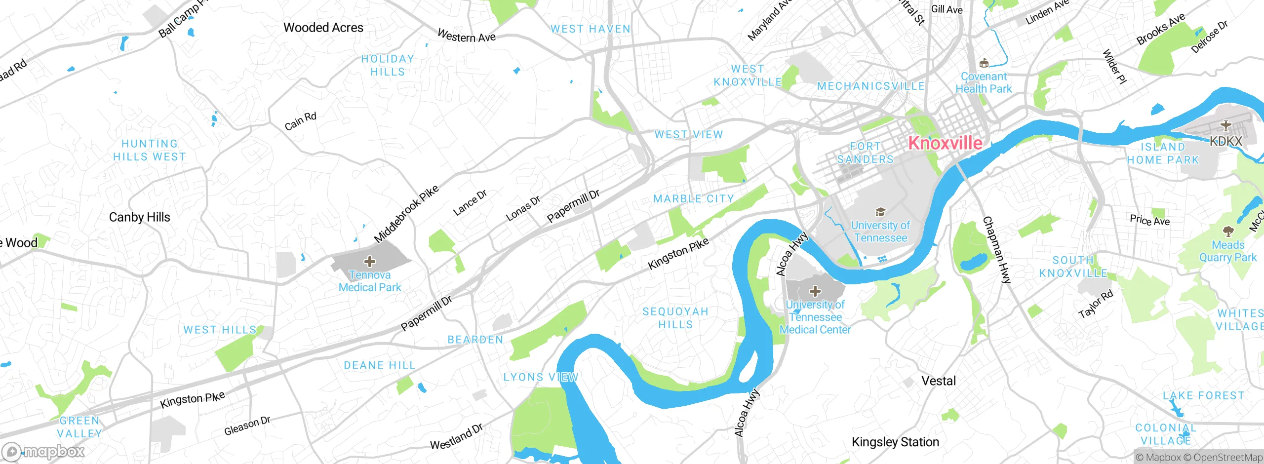 Map showing approximate location