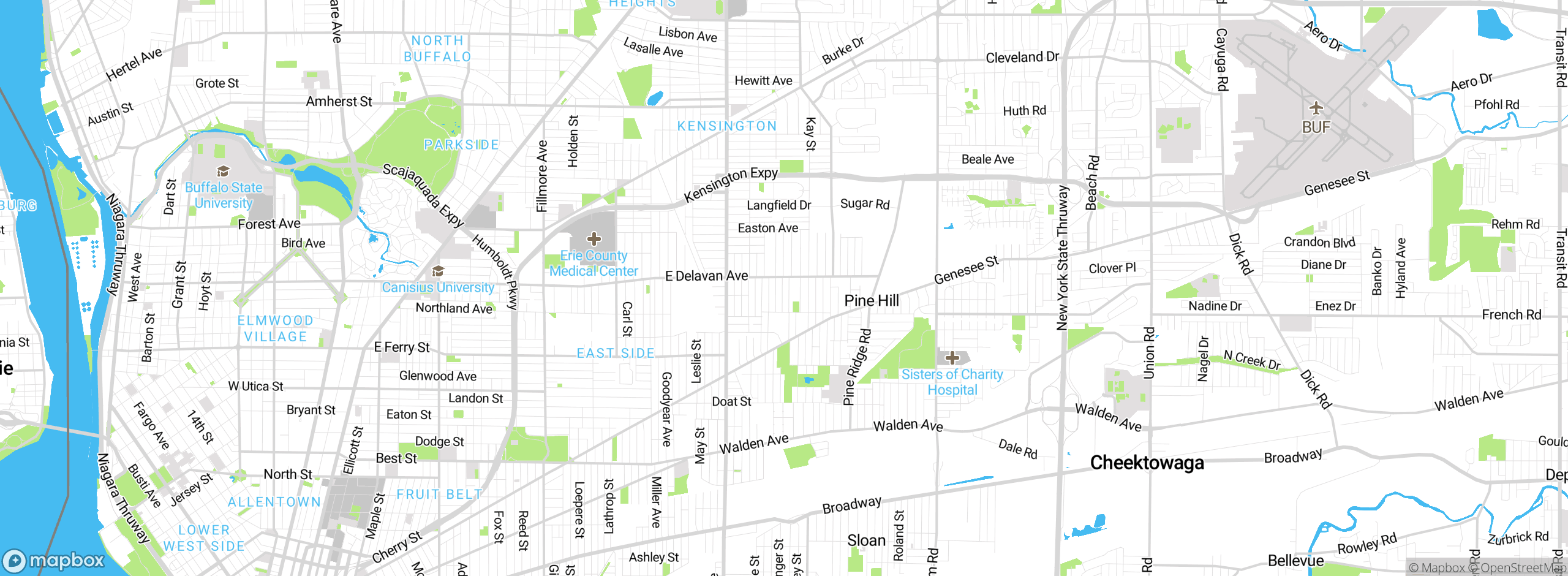 Map showing approximate location