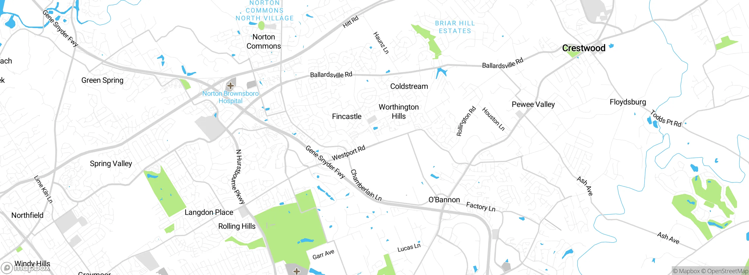 Map showing approximate location