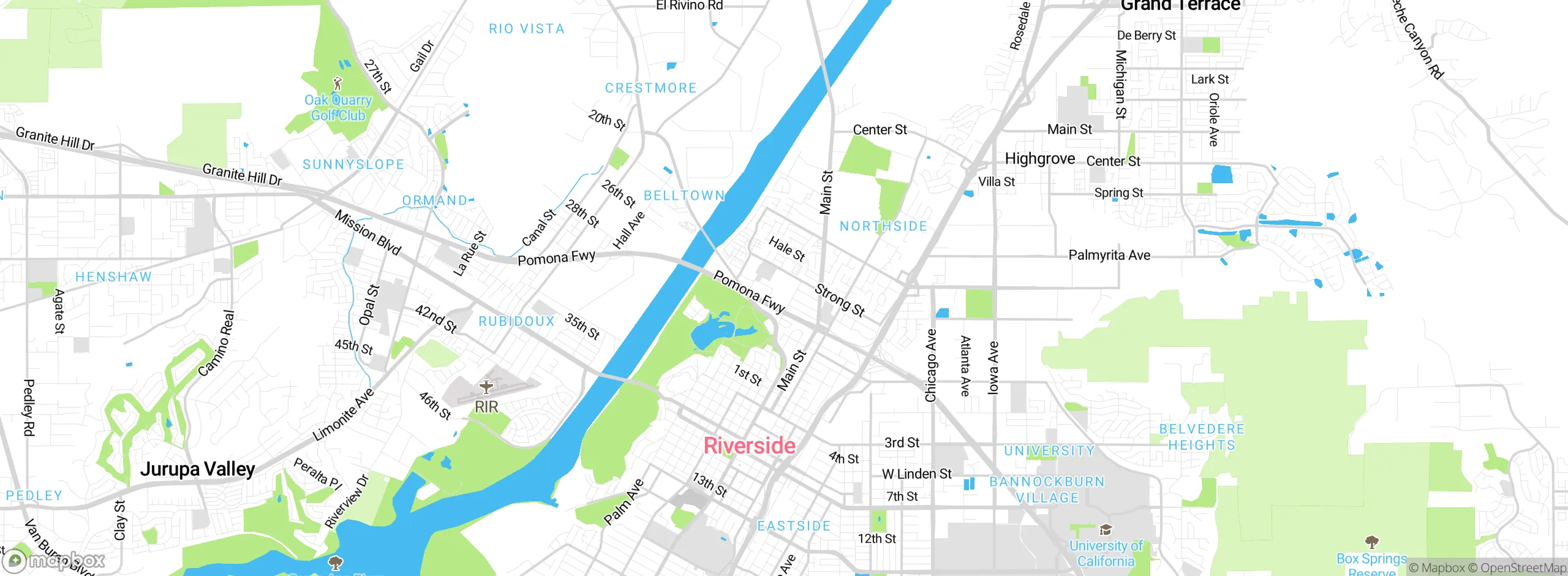 Map showing approximate location