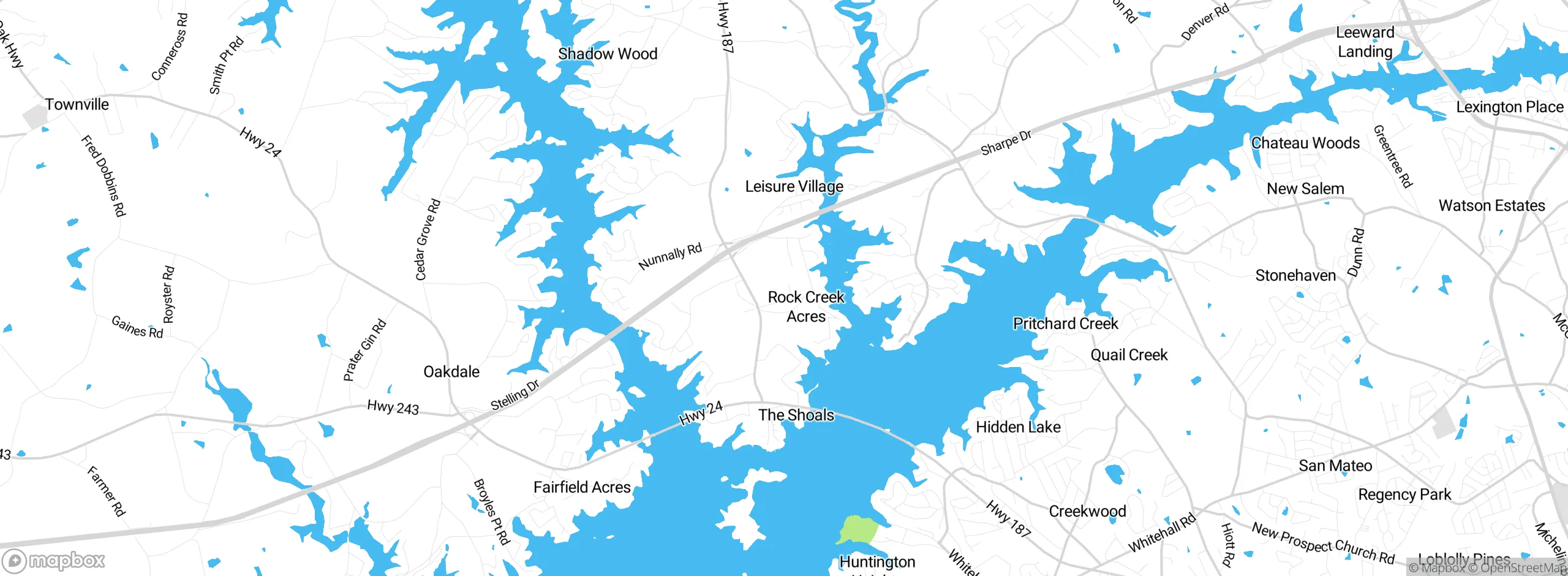 Map showing approximate location