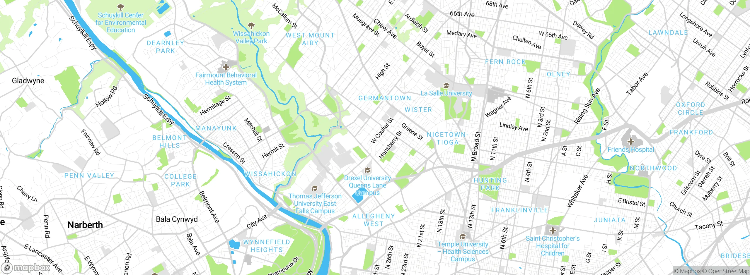 Map showing approximate location